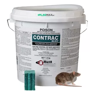 Contrac Blox 8 Kg Cebo Para Ratón, Control De Ratas