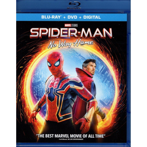 Spider-man Sin Camino A Casa Marvel Pelicula Blu-ray + Dvd