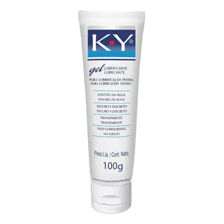 Gel Lubricante Intimo Transparente Soluble En Agua Ky X 100g Sabor Sin Sabor