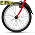 Bicicleta paseo plegable Expert Amsterdam R20 color rojo