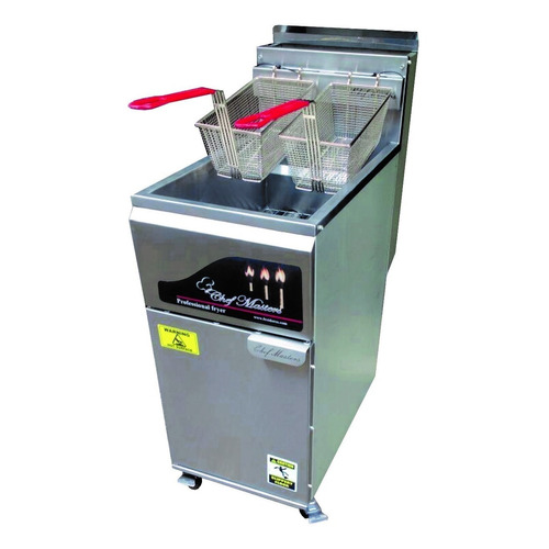 Freidora industrial Chef Masters F2025LEC 25L acero inoxidable