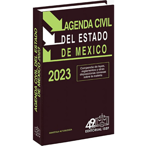 Agenda Civil Del Estado De México Actualizada - Isef