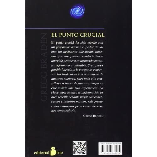 Punto Crucial, El, De Braden, Gregg. Editorial Sirio, Tapa Blanda En Español