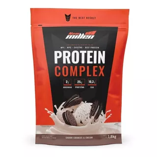Suplemento Em Pó New Millen  Premium Protein Complex Proteínas Protein Complex Sabor  Cookies & Cream Em Sachê De 1.8kg