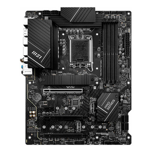Tarjeta Madre Msi Pro Z790-p Intel Lga1700 Ddr5  Atx Color Negro