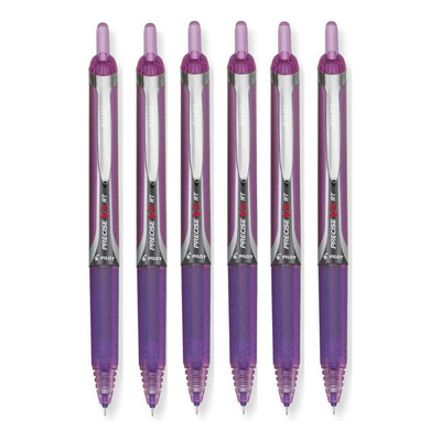 Lapiceras Pilot Precise V5 Rt Retractiles Extrafina Violeta