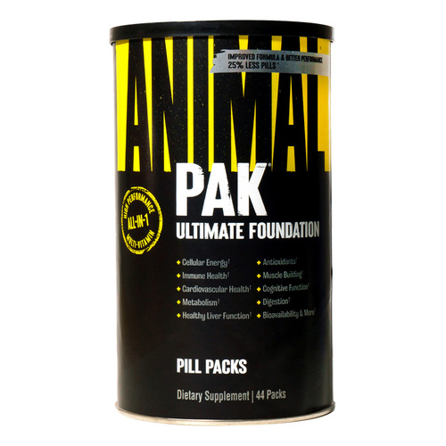 Suplemento en comprimidos Universal Nutrition  Animal Pak Animal training Pak vitaminas en lata de 43mL 44 un