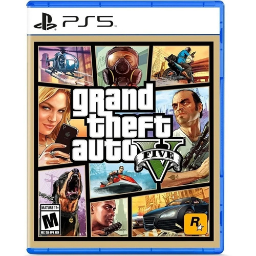 Grand Theft Auto V  Standard Edition Rockstar Games PS5 Físico