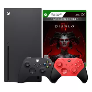 Console Xbox Series X Edição Diablo Iv + Controle Elite 2 Blue Pronta Entrega Nf Promoção 120 Fps