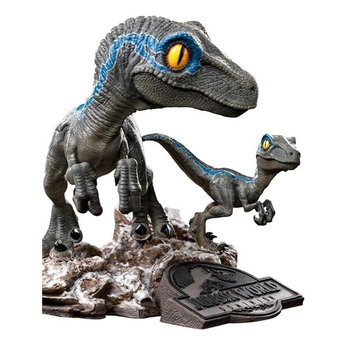 Jurassic World Dominion: Beta And Blue Iron Studios Mini Co