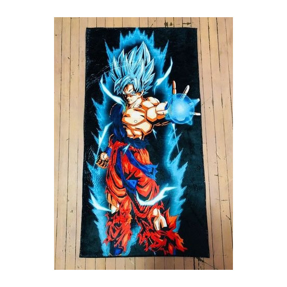 Tapete Alfombra Oficina Cuarto Goku Blue