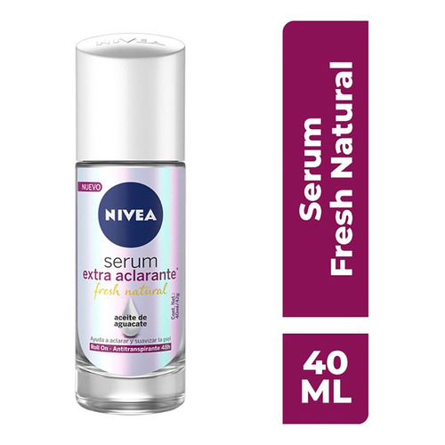 Desodorante Nivea Serum Extra Aclarante Fresh Roll On 40 Ml