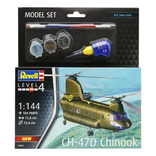 Revell 63825 Ch-47d Chinook 1/144 Model Set
