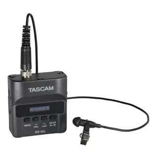 Gravador De Áudio Com Microfone De Lapela Tascam Dr-10l