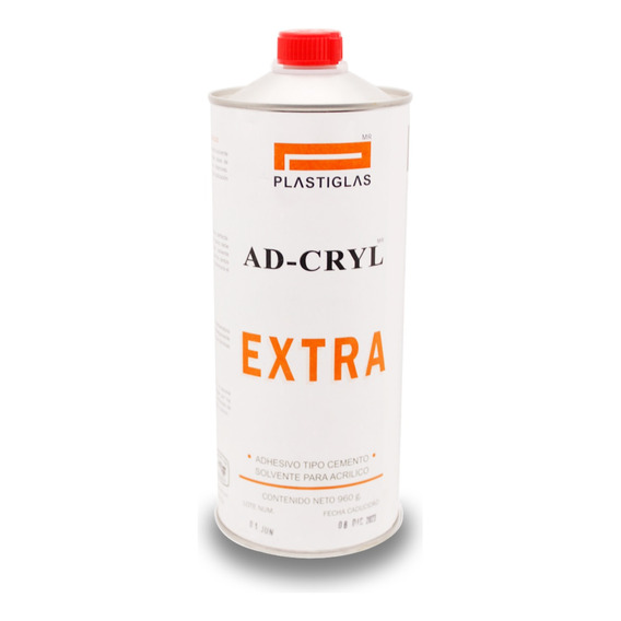 Pegamento Para Acrílico Tipo Cemento Ad-cryl Extra 960 G