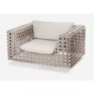 Cadeira Poltrona Redonda Essencial Em Fibra Aluminio Cor Opcional Desenho Do Tecido Opcional