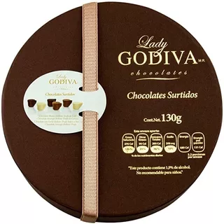 Chocolates Surtidos Lady Godiva Trufas Tacitas Rellenas 130g