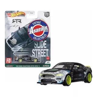 Ford Mustang Rtr Spec 5 Slide Street Premium Hot Wheels 1/64