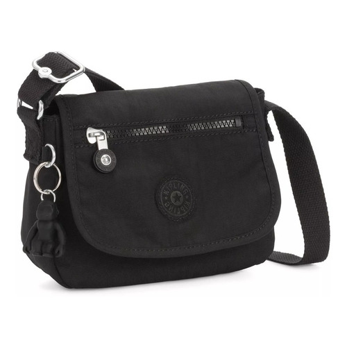 Kipling Bolso Tamaño Mini Modelo Sabian Nuevo 100% Original Color Black noir Color de la correa de hombro Negro Diseño de la tela Liso