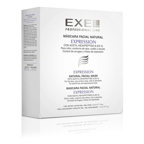 Máscara Facial Natural Expression Exel Pack Para Rostro Ojos Tipo de piel Madura