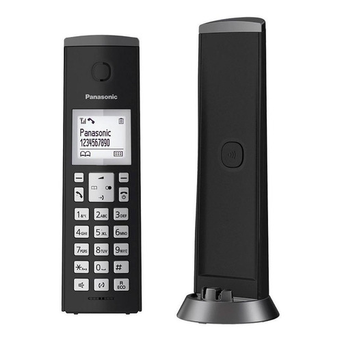 Teléfono Panasonic  KX-TGK210B inalámbrico - color negro