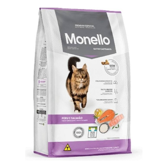 Alimento Monello Premium Especial Monello Cat Gatos Castrados adulto en sobre de 10kg