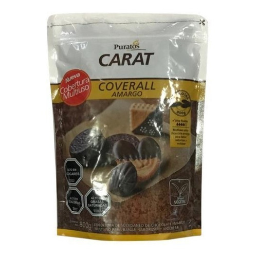 Cobertura De Chocolate Puratos Coverall Amargo