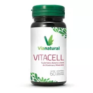 Vitacell Via Natural 60 Comp Energía Concentración Memoria 