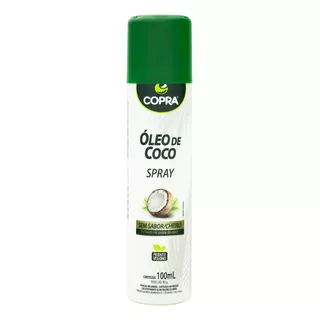 Óleo De Coco Spray Sem Sabor Copra Frasco 100ml