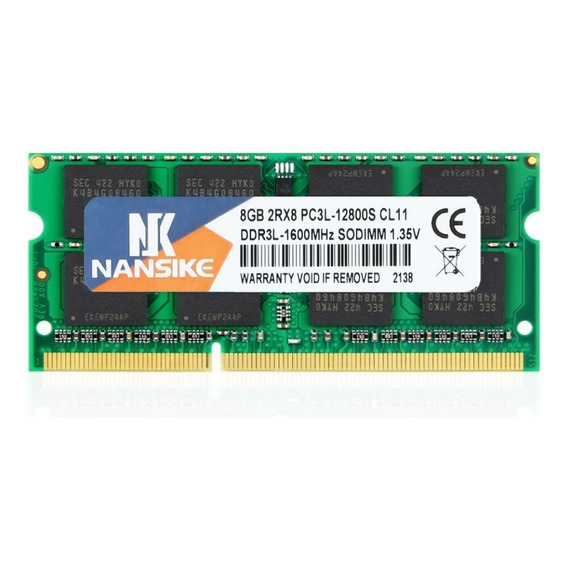 Memoria RAM gamer color verde  8GB 1x8GB Nansike DDR3L-1600S