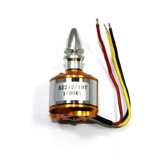 Motor Sin Escobillas (brushless) A2212/10t Kv1400 Para Drone