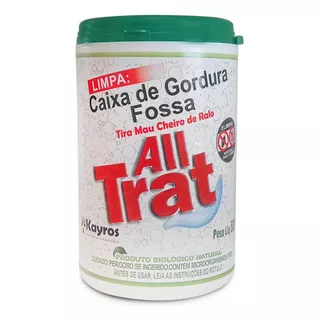 Limpa Fossa Caixa De Gordura Enzimas Envio 24 Hs - 500g