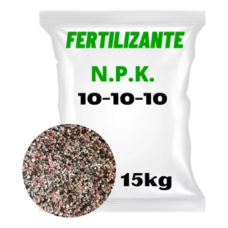 Npk 10-10-10 - 15kg Fertilizante Adubo P/ Jardim Completo