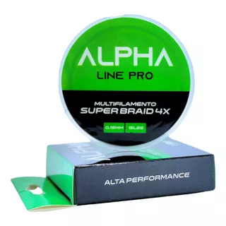 Linha Multifilamento Alpha Line Pro Alta Performance 4 Fios