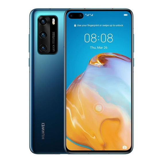 Celular Huawei P40, 6.1 , 8gb Ram+128gb Rom, Dual Sim, Azul Color Deep sea blue