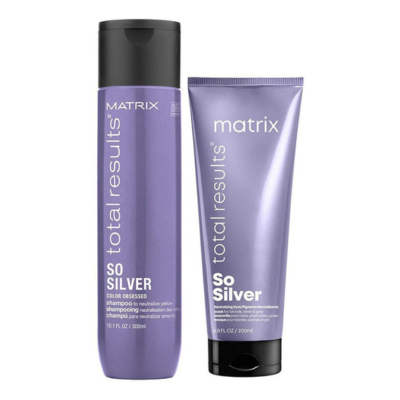 Pack Matizador So Silver Matrix  Shampoo Y Mascara