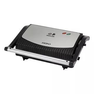 Sandwichera Grill Xion 750w Antiadherentes Acero Inox Xi-gr2 Color Negro