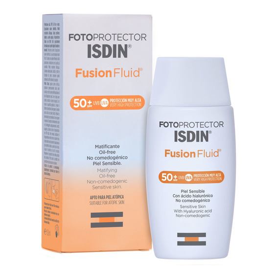 Protector Solar Isdin Fusion Fluid Fps 50 1 Unidad De 50 ml