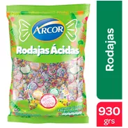 Arcor Caramelos Frutal Rodajas Acidas X 930 Gr