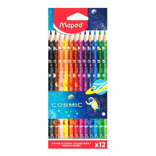 Lapices Pinturitas Maped Color Peps X 12 Colores Cosmic