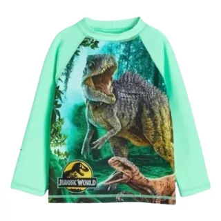 Remera Filtro Uv Niños Jurassic World