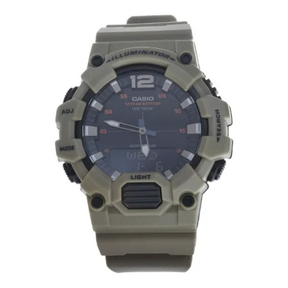 Reloj Casio Hombre Negro Fishing Gear 48mm Wsc1250h1avcf