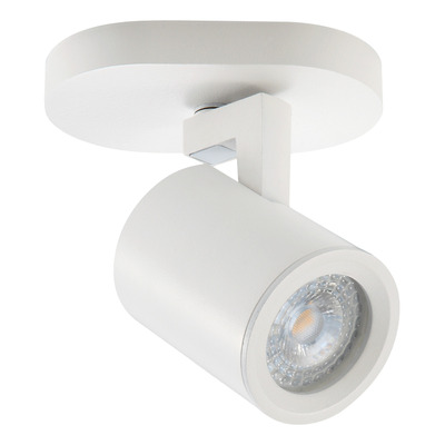 Aplique 1 Luz Spot Blanco Movil Dicro Led Gu10 U1301b Mks