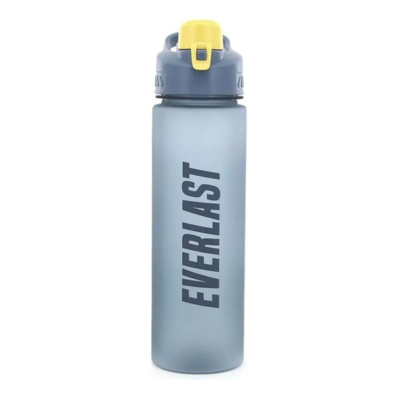 Botella Hidratación Everlast 700ml Hermética Anti Derrame Ergonómica Gym Entrenamiento Color Azul Acero