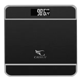  Balança Banheiro Digital Lcd Health Iscale 180kg Cor Preta