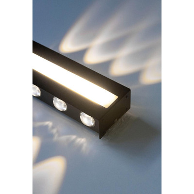 Bidireccional Lino 3 Aluminio Negro Frontal Exterior Cie