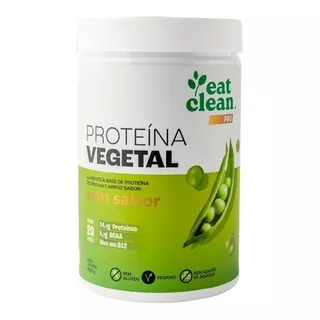 Proteína Vegetal Sem Sabor 600g, Sem Glúten - Eat Clean