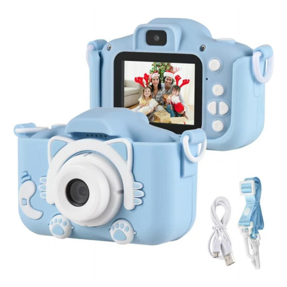 Cámara De Fotos Digital Compacta Para Niños 