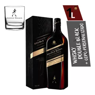 Whisky Johnnie Walker Double Black 1000 Ml + Copo Oferta