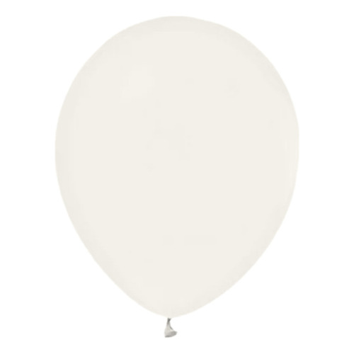 Globo Pastel Blanco X 25 De 12 Pulgadas Cotillon